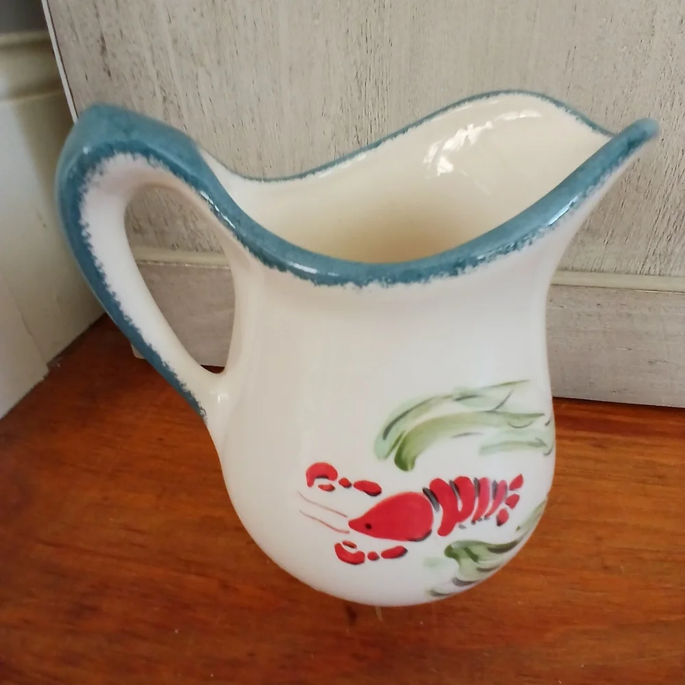 Jobi Handcrafted Ceramic Lobster Pitcher